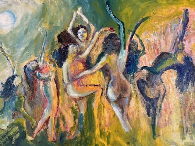 Medieval Dancers by Gustav Khan